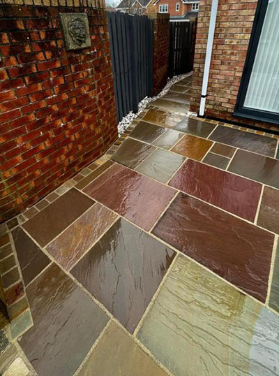 Stone patio